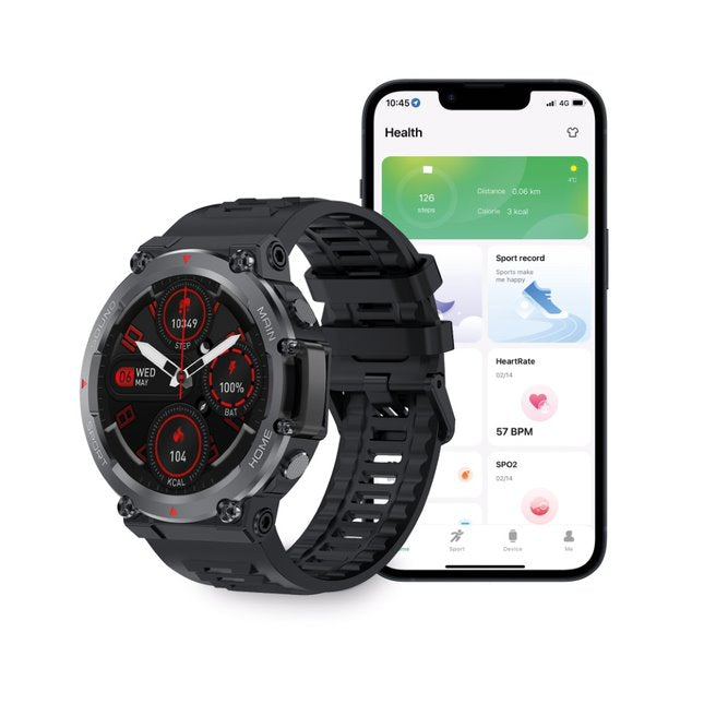 KSIX OSLO SMARTWATCH 1.5” BLACK