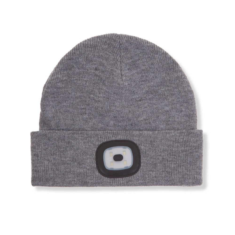 BEANIE HAT WITH LIGHT BLACK/GREY