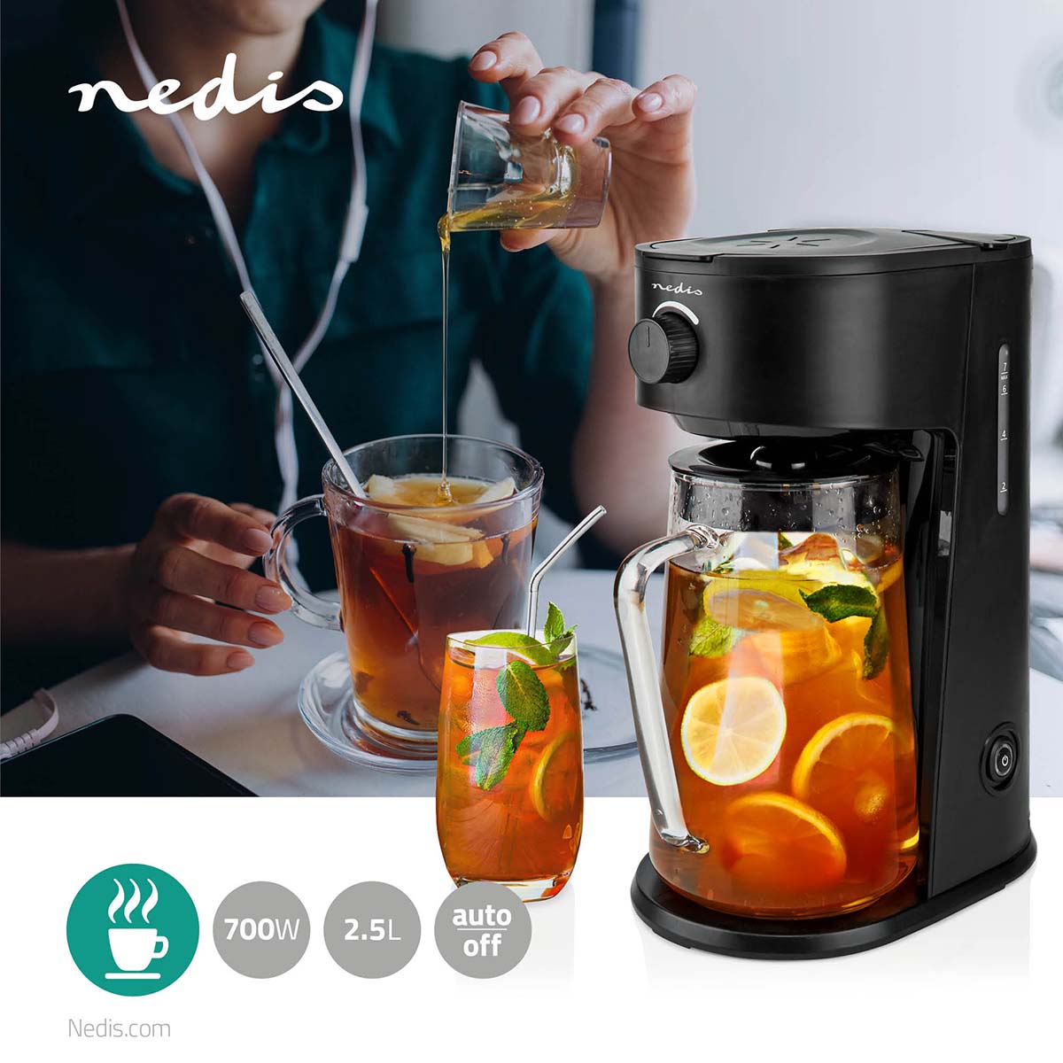Nedis Coffee & Ice Tea Maker