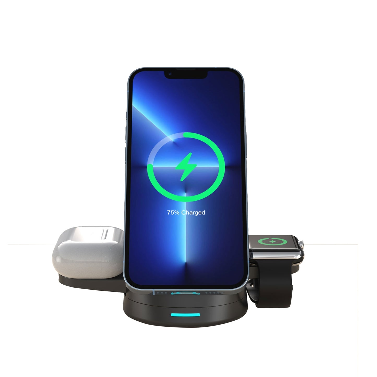 PREVO 3N1 25W MAG CHARGING STATION BLACK