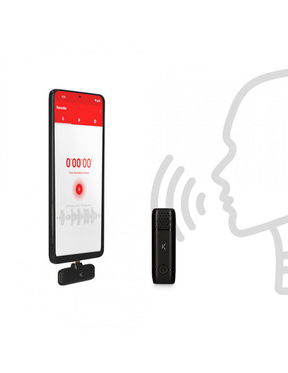 KSIX WIRELESS MICROPHONE USB-C 10HR