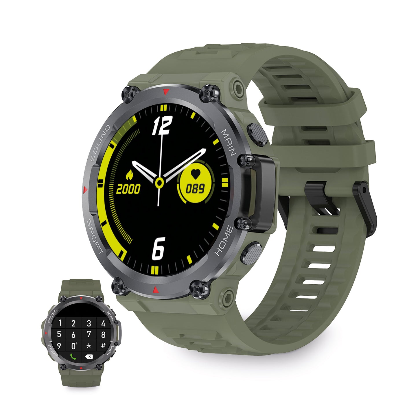 KSIX OSLO SMARTWATCH 1.5” GREEN