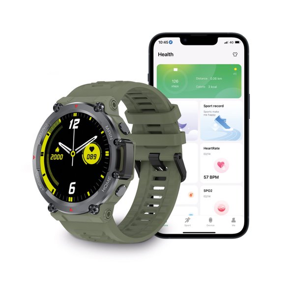 KSIX OSLO SMARTWATCH 1.5” GREEN