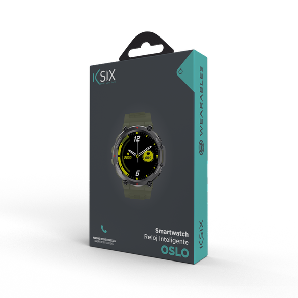 KSIX OSLO SMARTWATCH 1.5” GREEN
