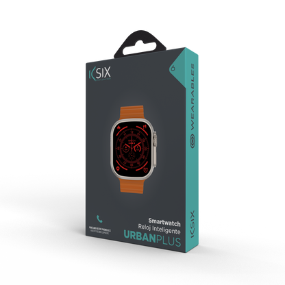 KSIX URBAN PLUS 2.05” SMARTWATCH ORANGE