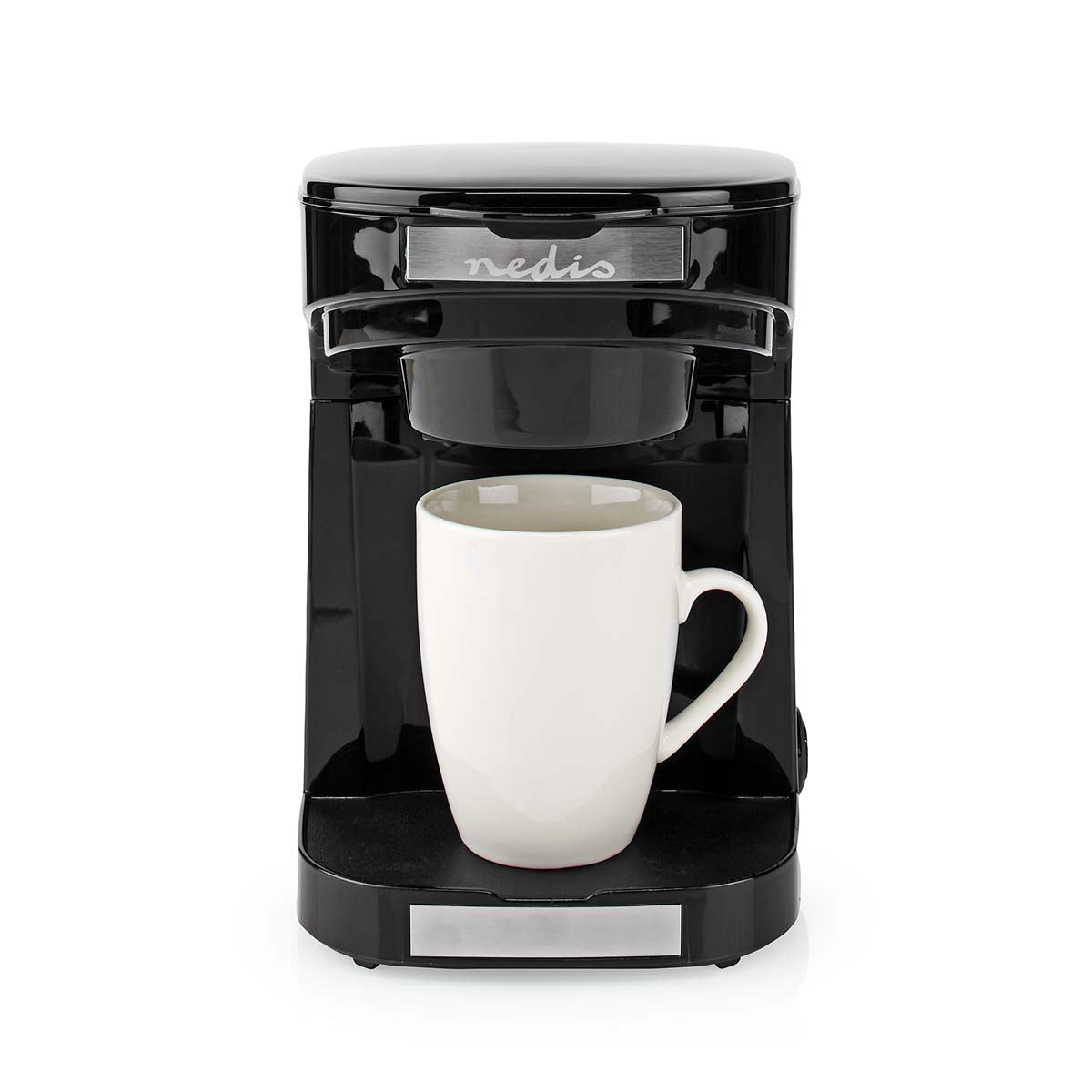 Nedis Compact Coffee Maker With 2 Porcelain Cups