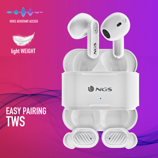 NGS TWS DUO 30HR 4 EARPODS WHITE