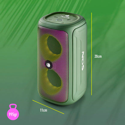 NGS ROLLER BEAST 32W BT SPEAKER TWS BT/USB/TF/AUX-IN GREEN