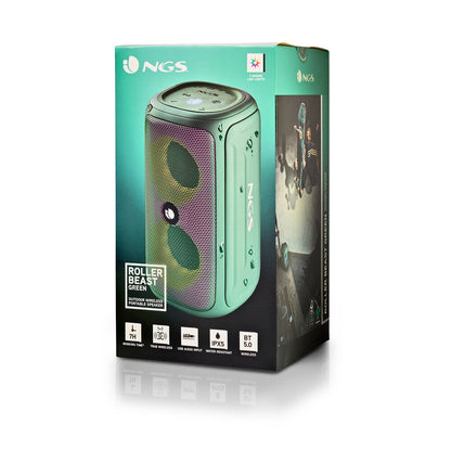 NGS ROLLER BEAST 32W BT SPEAKER TWS BT/USB/TF/AUX-IN GREEN