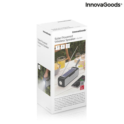 INNOVAGOODS SUNKER SOLAR FM BT SPEAKER LED TORCH