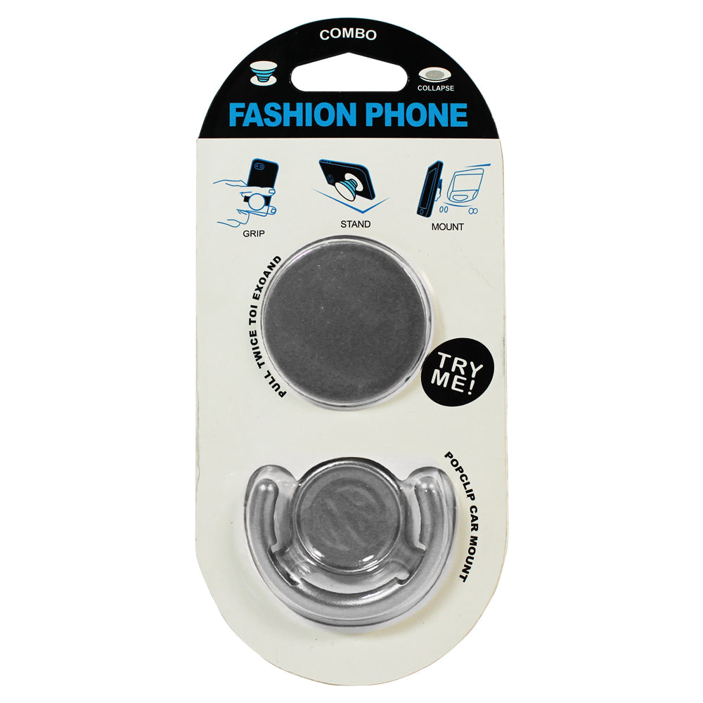 POP SOCKET & HOLDER SPACE GREY