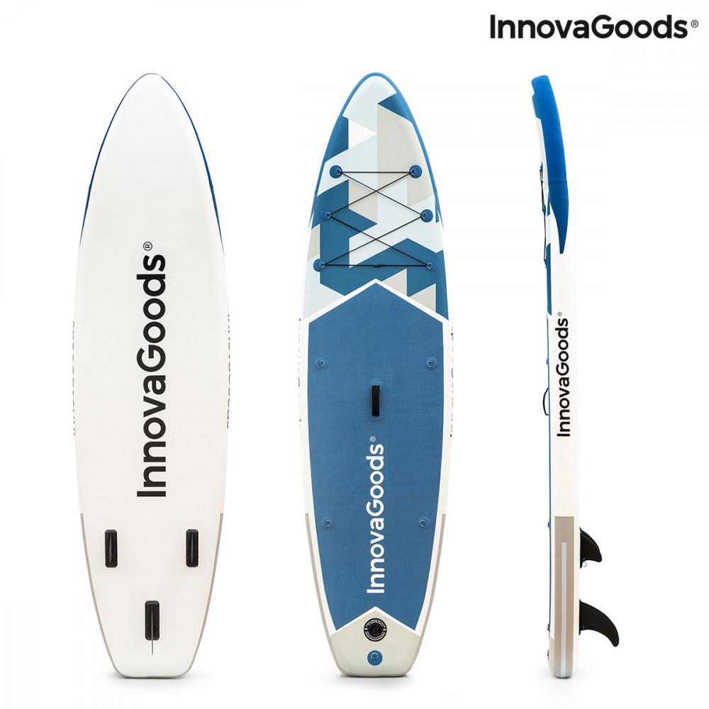 InnovaGoods Kaddle 2in1 Inflatable Paddle Surf Board with Seat and Accessories